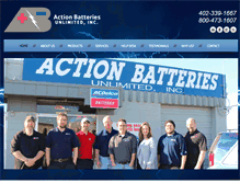 Tablet Screenshot of actionbatteries.com
